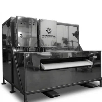 یخ ساز پولکی درام افقی 1تن