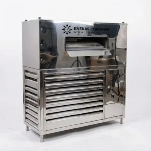 یخ ساز پولکی 300 کیلویی درام افقی