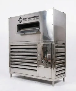 یخ ساز پولکی 400 کیلویی درام افقی