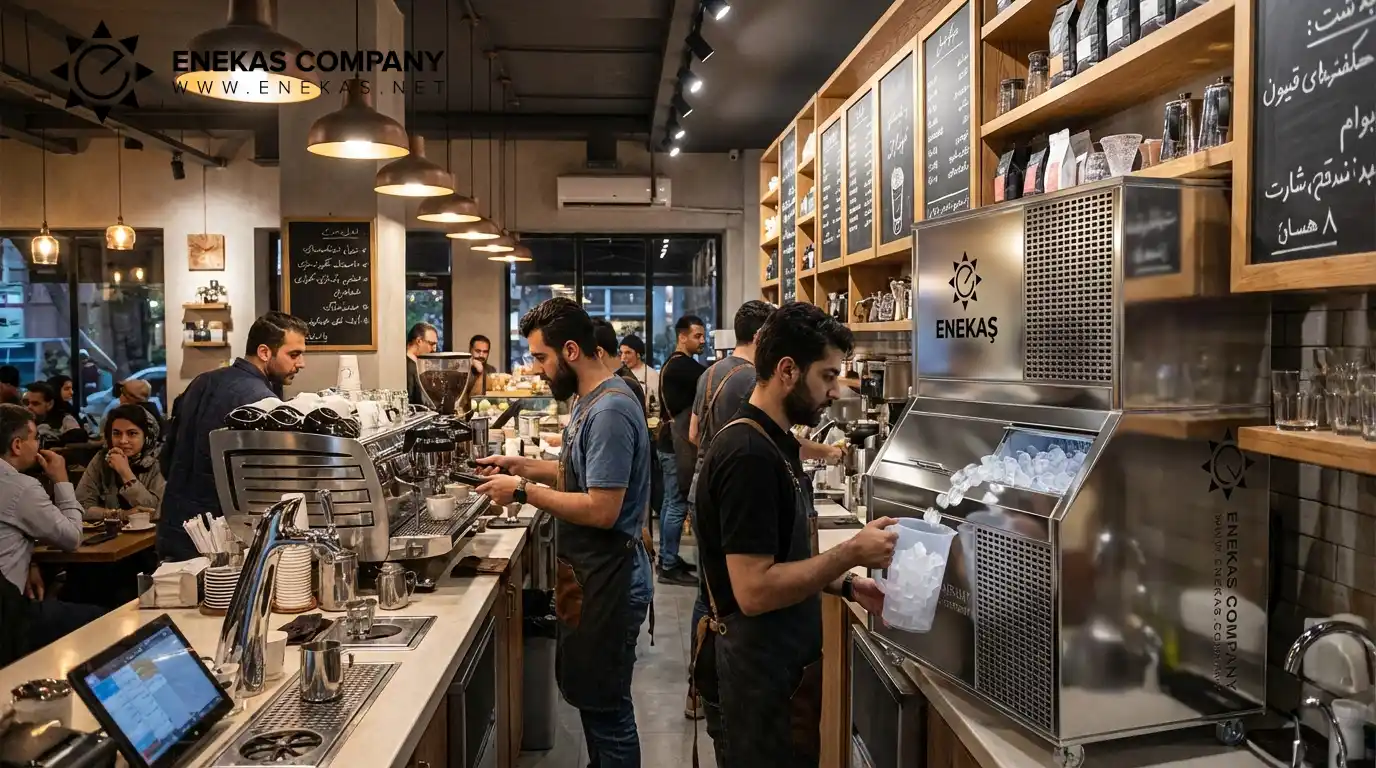 مصارف دستگاه یخ ساز حبه ای 