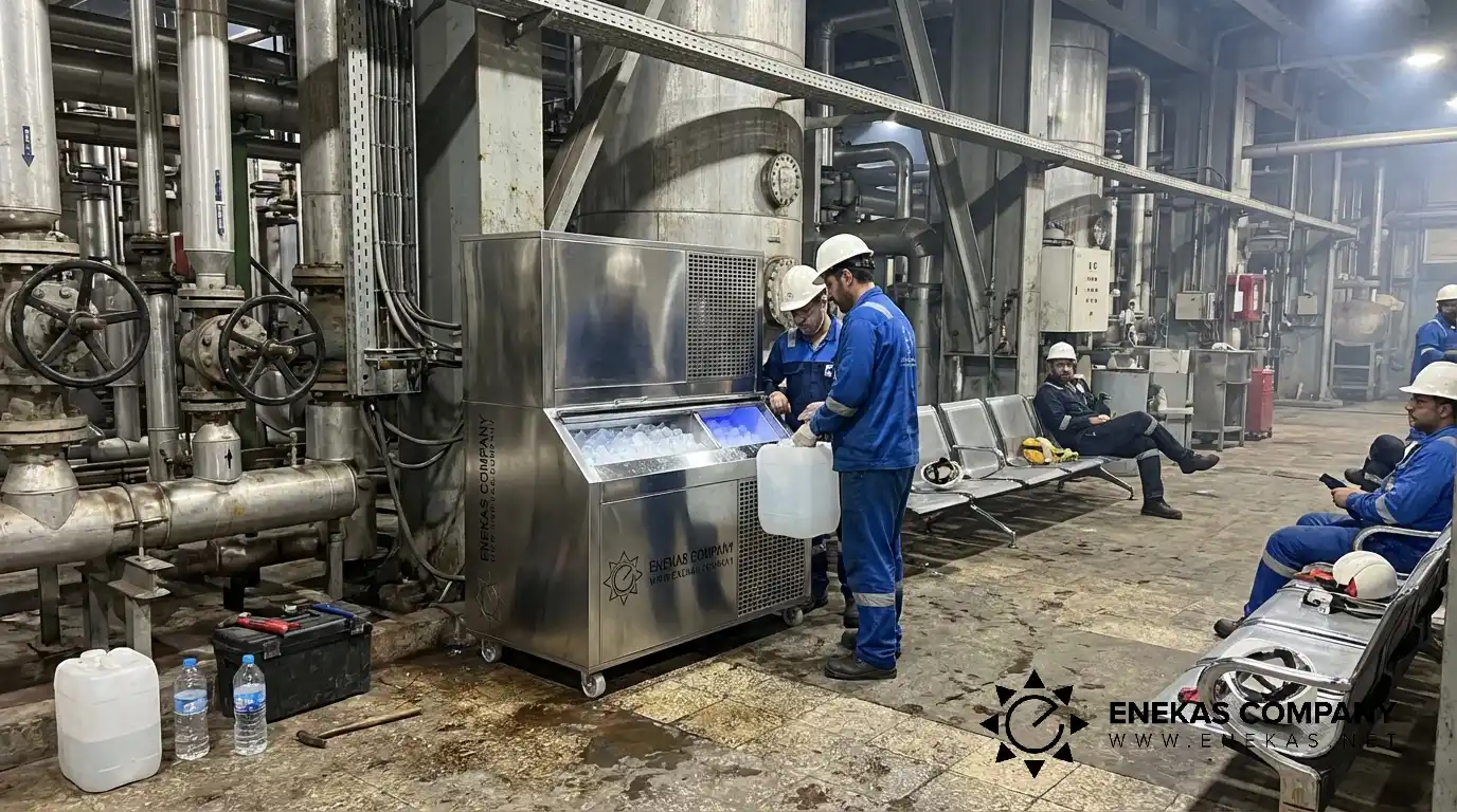 کاربردهای یخ‌ساز حبه‌ای انعکاس