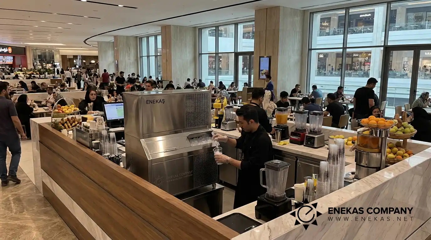 ویژگی‌های فنی و عملکرد دستگاه یخ ساز حبه ای